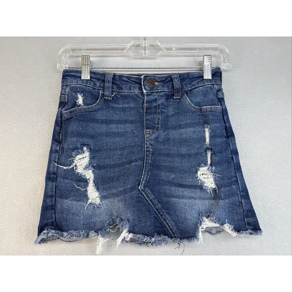 Justice Mini Jean Skirt, girl's size 12